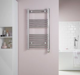Towelrads - McCarthy 43 Degree Regulated Electric Towel Radiator - Chrome |  Radiators Online
